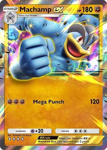 Machamp ex card