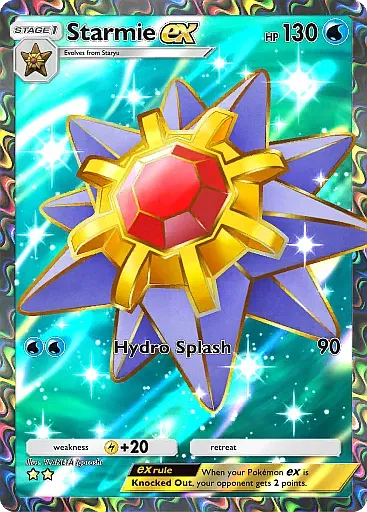 Starmie ex card