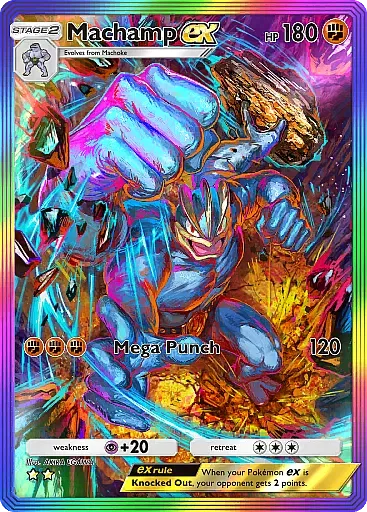 Machamp ex card