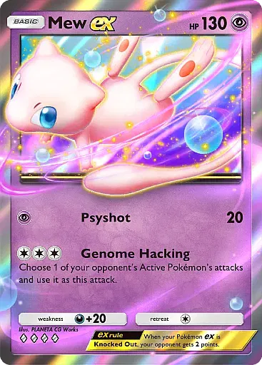 Mew ex card