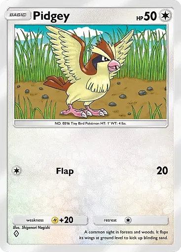 Pidgey card