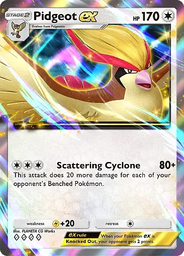 Pidgeot ex card