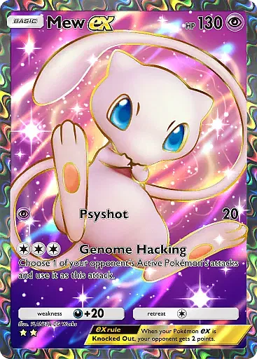 Mew ex card