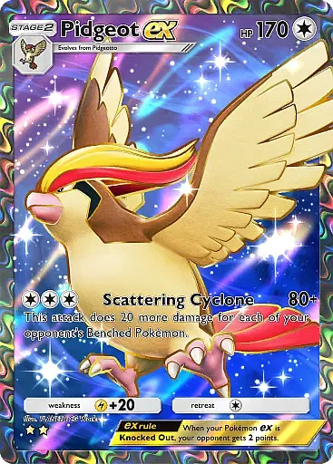 Pidgeot ex card