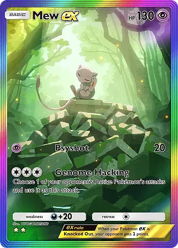 Mew ex card