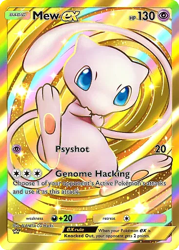 Mew ex card
