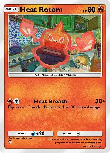 Heat Rotom card