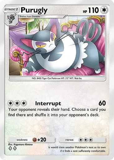 Purugly card