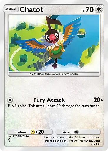 Chatot card