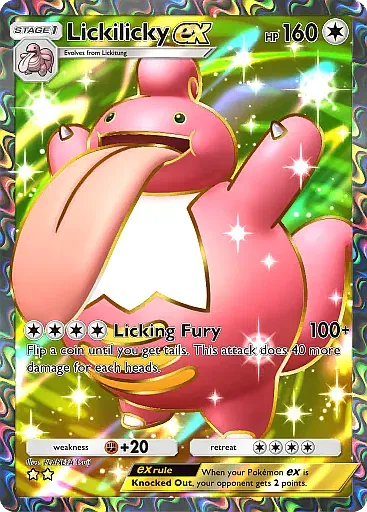 Lickilicky ex card