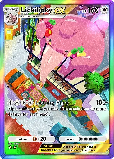 Lickilicky ex card