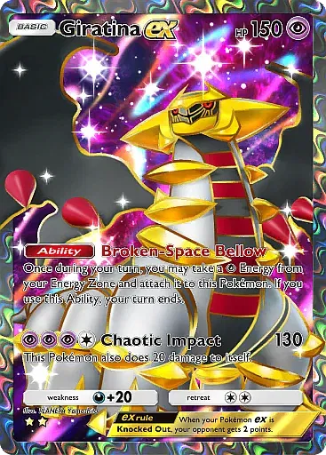Giratina ex card