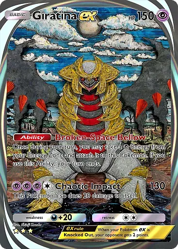 Giratina ex card