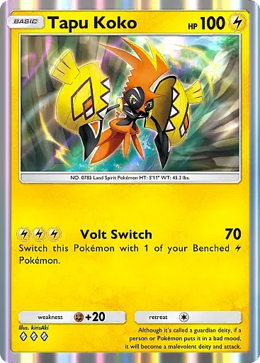Tapu Koko card