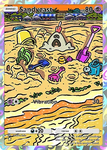 Sandygast card