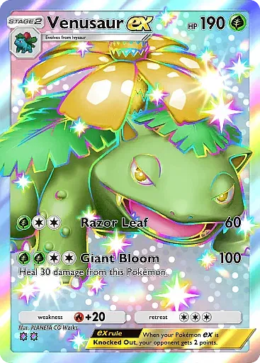 Venusaur ex card