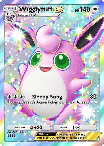 Wigglytuff ex card