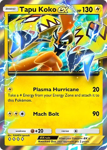 Tapu Koko ex card