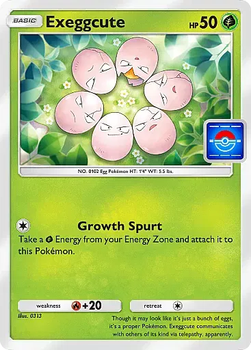 Exeggcute card