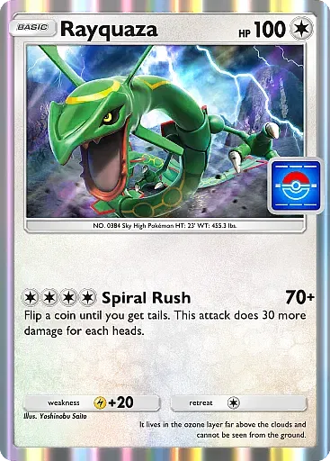 Rayquaza card