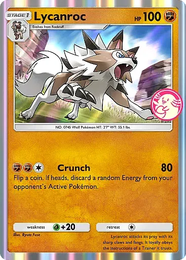 Lycanroc card
