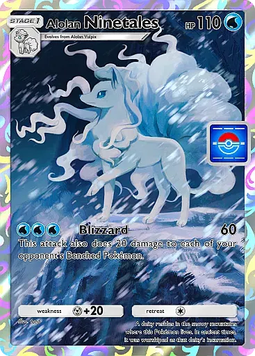 Alolan Ninetales card