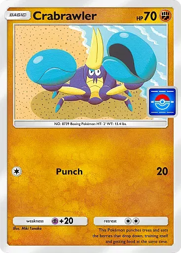 Crabrawler card